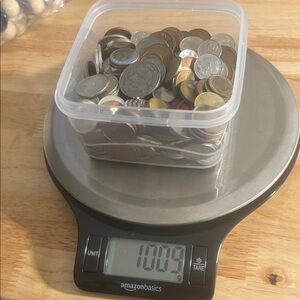Assorted Coins over 1000 grams